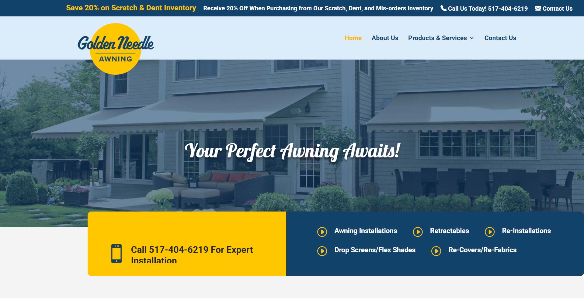 Golden Needle Awning